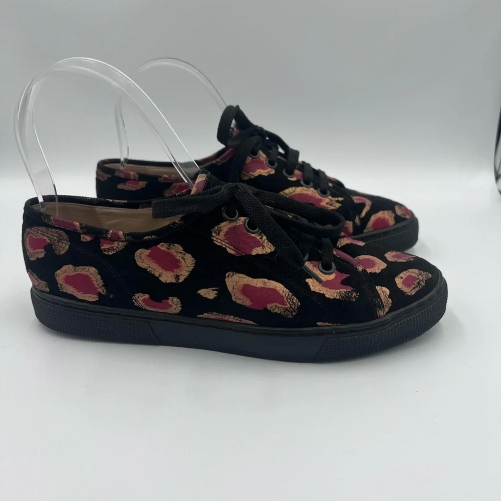 Vintage Andrea Pfister for Saks Fifth Avenue Velvet Sneakers Sz 36